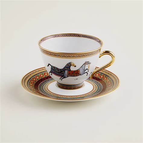 hermes china cheval d& 39|Cheval d’Orient tea cup and saucer n°2 .